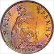 1936  half penny vip proof  proof  unc