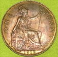 1919  one penny  KN  unc 