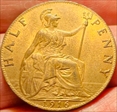 1916! half penny  bu