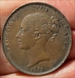 1853  rare dote penny grati.A 