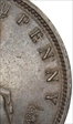 1874 H  ONE PENNY DIE ERROR  die error  