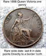 1898 one penny rare  