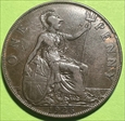 1926  one penny  rare me dote penny  nef gvf 