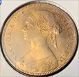 1860 ONE PENNY  BUNC 