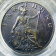 1915  FARTHING  RARE CLOSE TT IN BRITT  UNC 