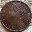 1874 NO H  ONE PENNY  RARE NO H TO DATE  