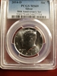 2014-D 50C Silver, 50th Anniversary Set MS69