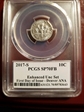 2017-S 10C Enhanced Unc Set FDI Denver ANA SP70FB