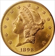 1898-S $20 MS64