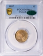 1857 1C Flying Eagle MS64+