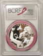 2018-P $1 Breast Cancer Awareness First Strike label PR70DCAM