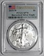 2019-W $1 Burnished Silver Eagle First Strike SP70