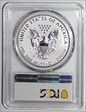 2019-W $1 Silver Eagle Enhanced Rev PR Pride of Two Nations, U.S. Set First Strike PR70