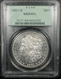 1901-O $1 MS64PL