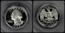 1990-S 25C PR70DCAM