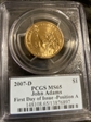 2007-D $1 John Adams Position A - First Day of Issue MS65