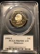 1999-S 25C Delaware PR69DCAM