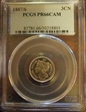 1887/6 3CN Strong Overdate PR66CAM