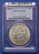 1886-S $1 AU55