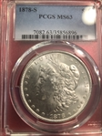 1878-S $1 MS63