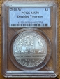 2010-W $1 Disabled Veterans MS70