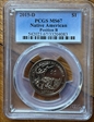 2015-D $1 Native American, Position B MS67