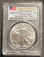 2018-(W) $1 Silver Eagle Struck at West Point First Strike MS70