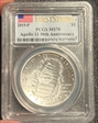 2019-P $1 Apollo 11 50th Anniversary First Strike MS70