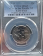 2019-W 25C War in the Pacific NP Early Find MS65