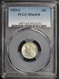1929-S 10C MS64FB