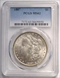 1887 $1 MS62