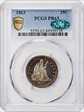 1863 25C PR63