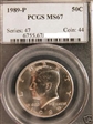 1989-P 50C MS67
