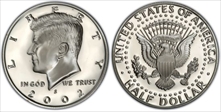 2002-S 50C Silver PR70DCAM