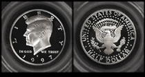 1997-S 50C Silver PR70DCAM