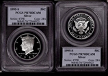1995-S 50C Silver PR70DCAM