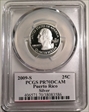 2009-S 25C Puerto Rico Silver PR70DCAM