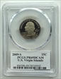 2009-S 25C U.S. Virgin Islands PR69DCAM