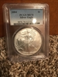 2004 $1 Silver Eagle MS70