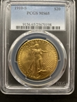 1910-S $20 MS65