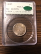 1883 5C No CENTS MS64