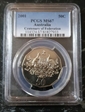 2001 50C Centenary of Federation MS67