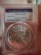 2012-(W) $1 Silver Eagle Struck at West Point MS70