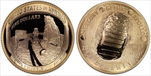 2019-W $5 Apollo 11 50th Anniversary PR70DCAM