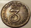 1762 Threepence XF45
