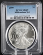 2000 $1 Millennium Set MS69