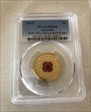 2015 $1 WWI War Heroes-Red Poppy Colorized MS68