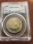 1961 50C MS64
