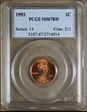 1993 1C MS67RD