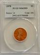 1978 1C MS65RD